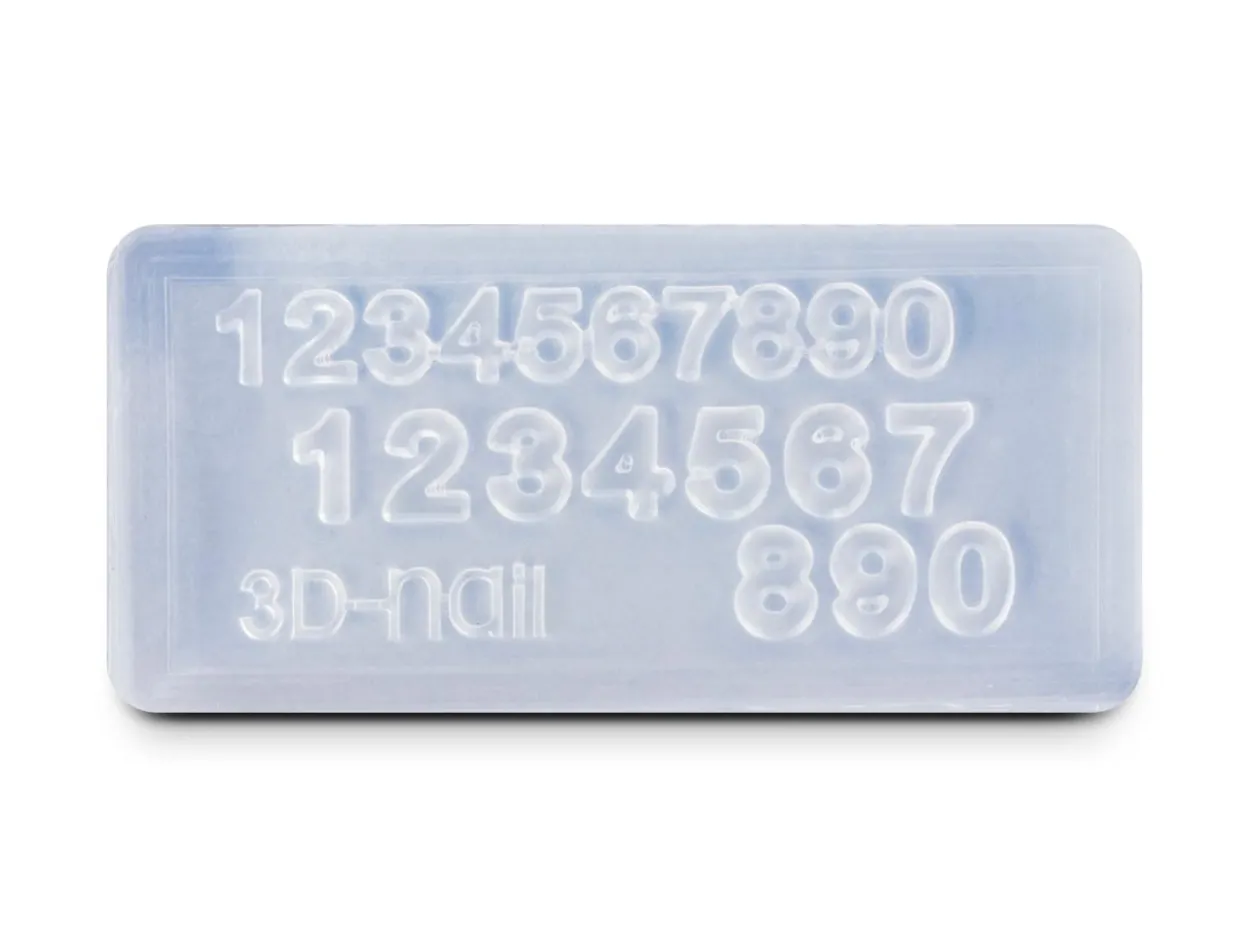 Numbers Mini Mould, 40mm X 20mm