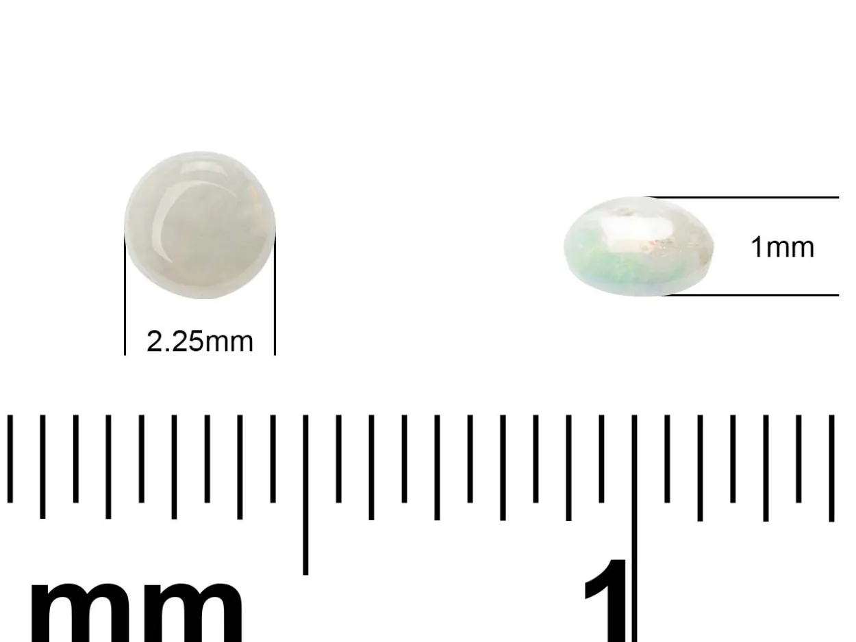 Opal, Round Cabochon, 2.25mm