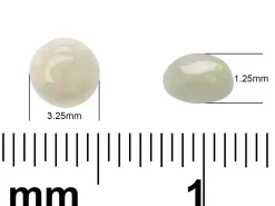 Opal, Round Cabochon, 3.25mm