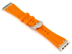 Orange Silicone Strap For Apple Watch, Compatible With 42/44/45/49mm Models
