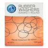 O-ring Rubber Gaskets For Watches, 32-50mm Sizes, Pack of 100
