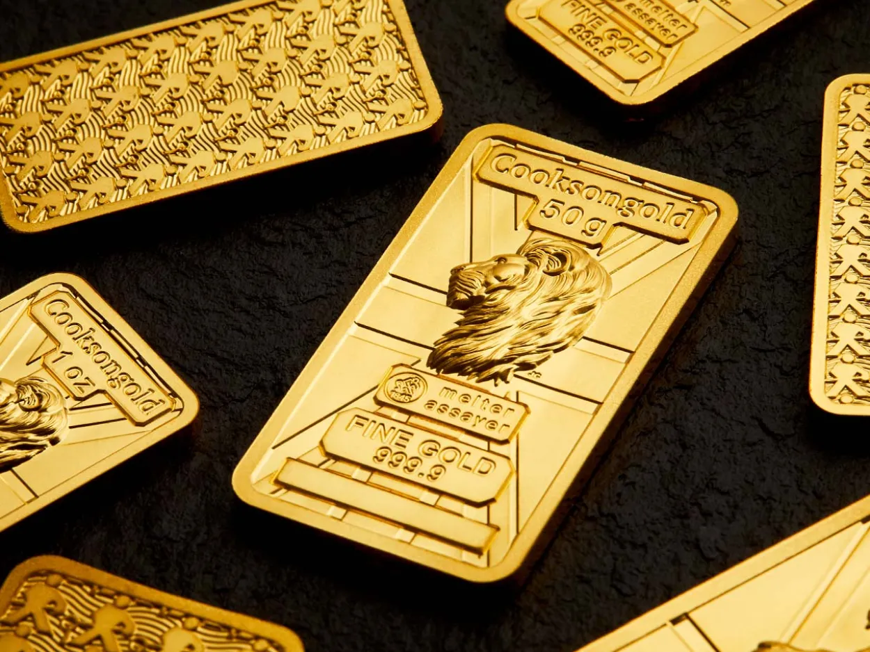 1oz Fine Gold Bar 999.9 - High Relief Lion's Head Collection Serialised