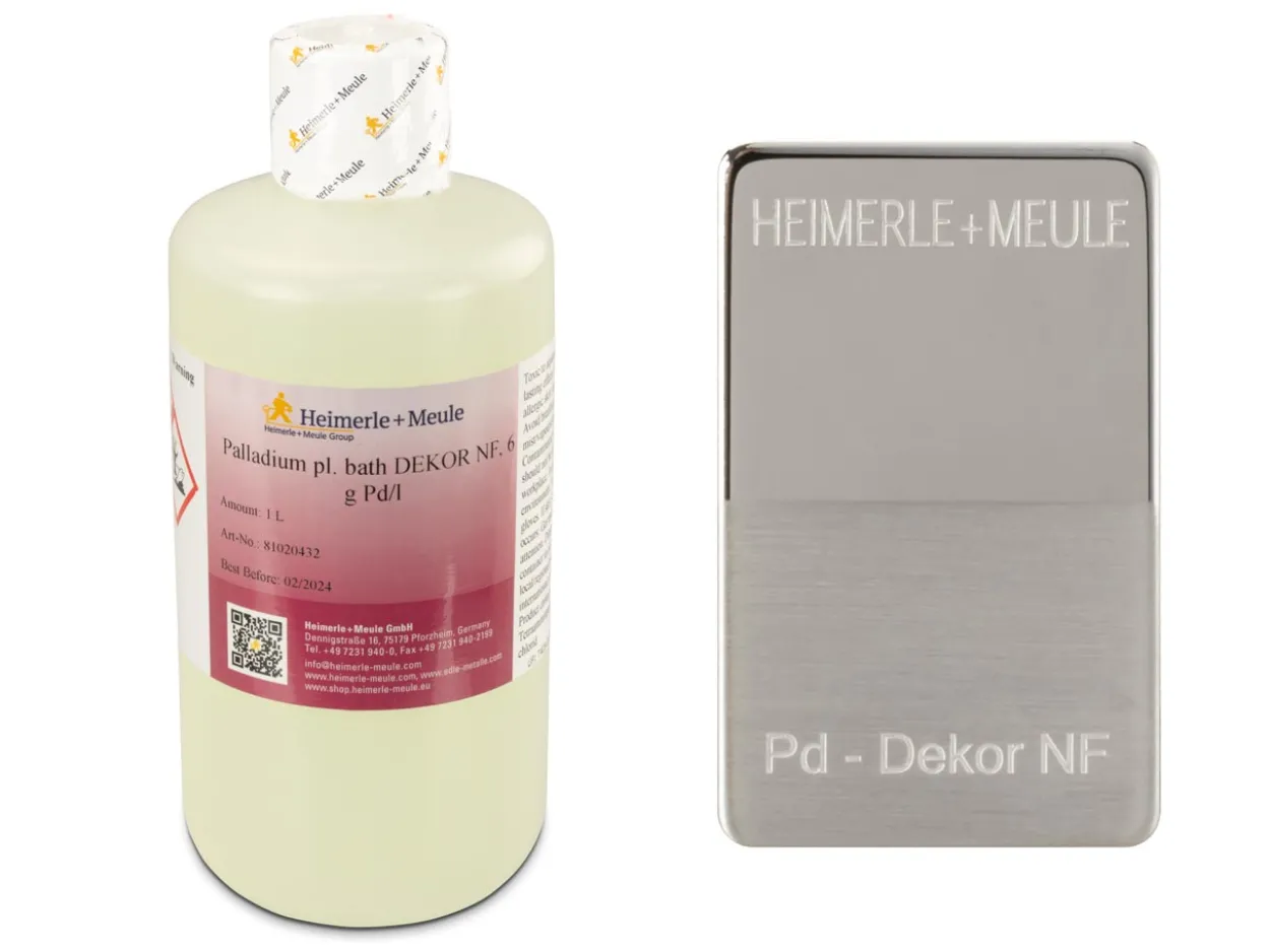 Palladium Plating Solution Ready Mix 1l, 6g/l Dekor Nf UN3082