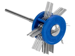 Pendant Frosting Wheel, Medium 0.45mm On A 2.35mm Shank, Blue