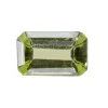 Peridot, Octagon, 6x4mm