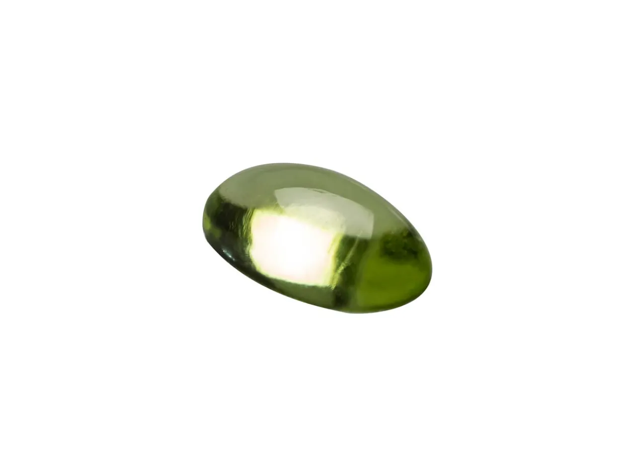 Peridot, Oval Cabochon, 5x3mm