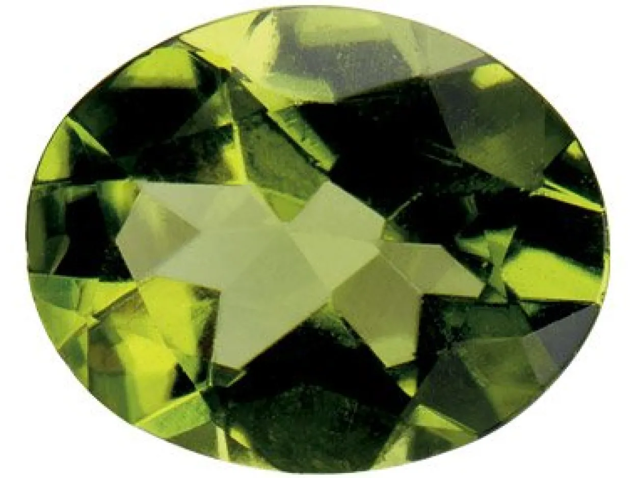 Peridot, Oval, 6x4mm