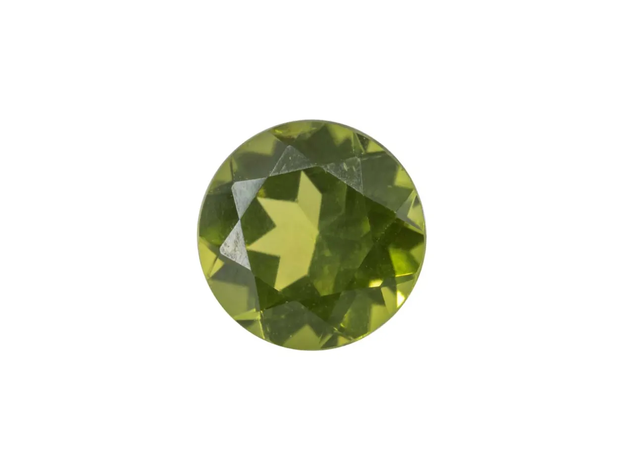 Peridot, Round, 7mm