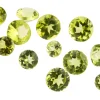 Peridot, Round, 3mm+ Mixed Sizes, Pack of 12