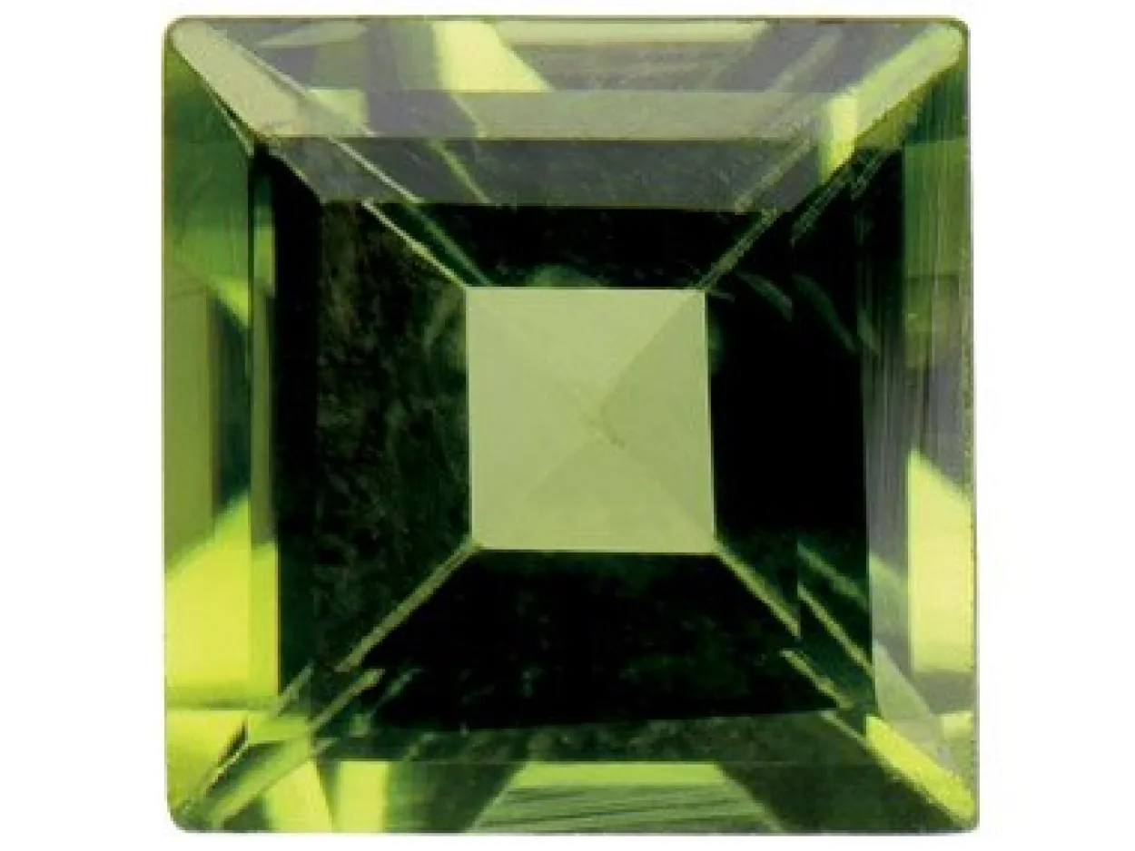 Peridot, Square, 5x5mm