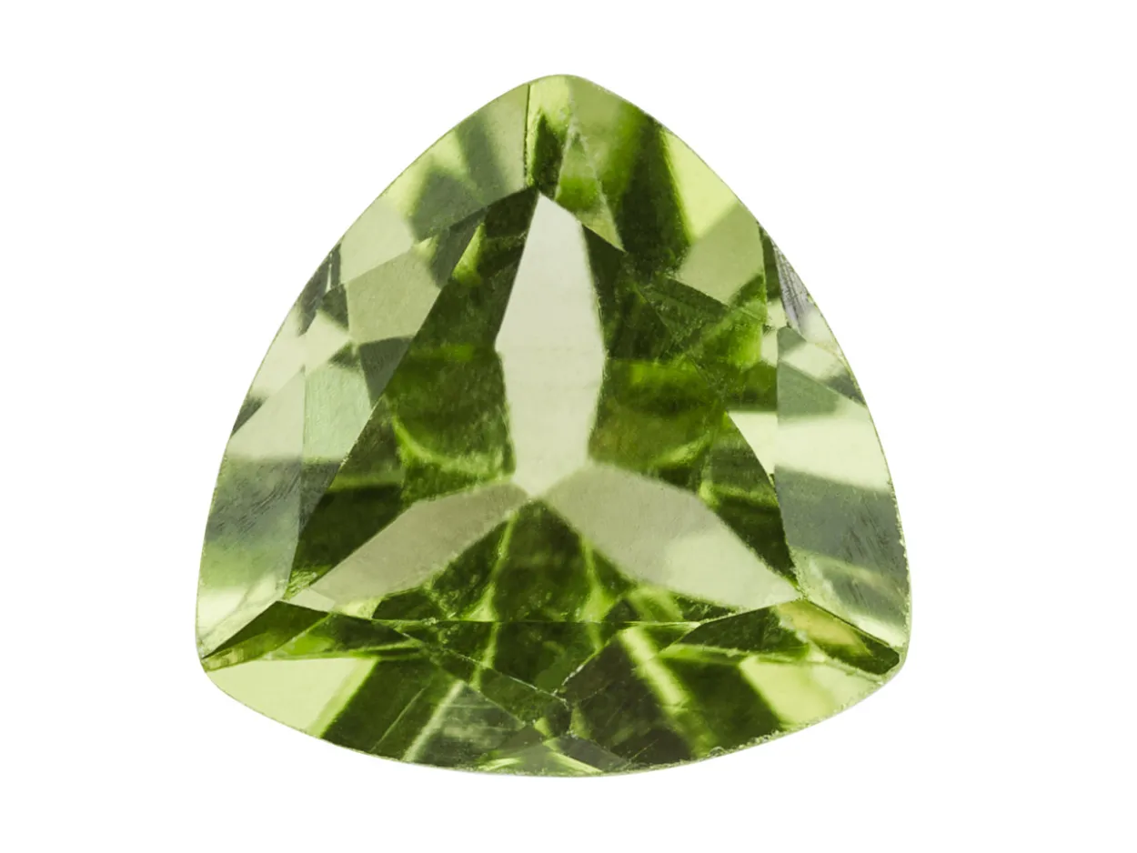 Peridot, Trillion, 6mm