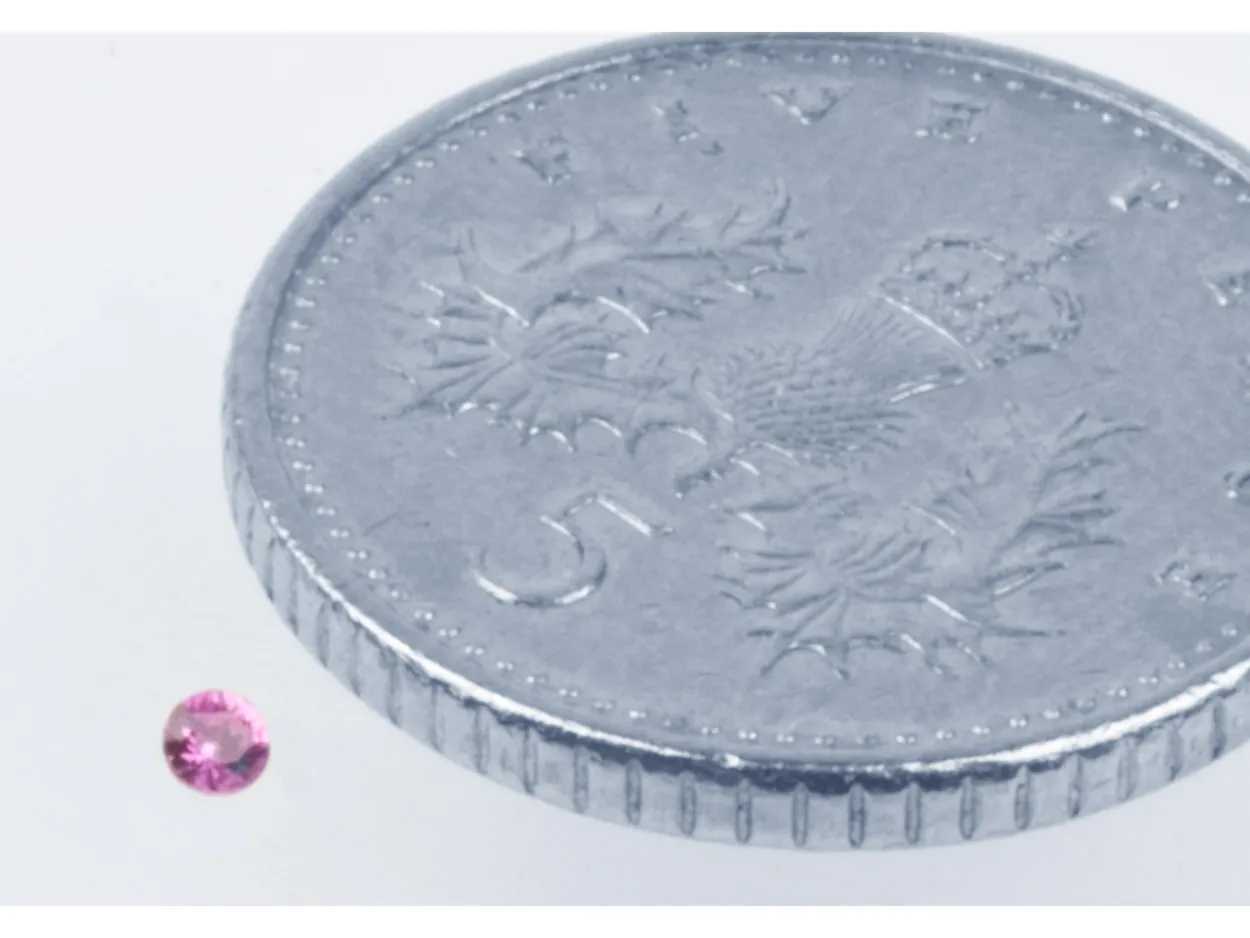 Pink Sapphire, Round, 1.5mm