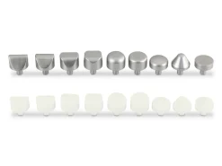 Planishing Hammer With 9 Steel And 9 Delrin Heads