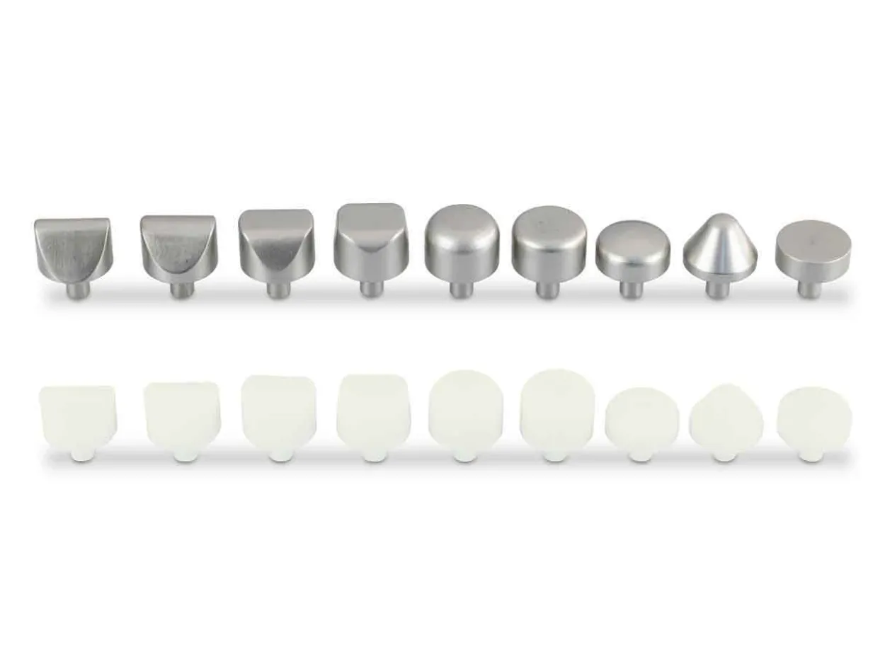 Planishing Hammer With 9 Steel And 9 Delrin Heads