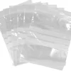 Plastic Bags With Write On Strips XL 125x190mm Resealable Pack of 100