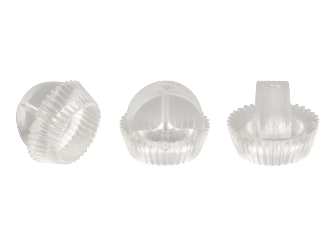Plastic Ear Backs Pack of 100