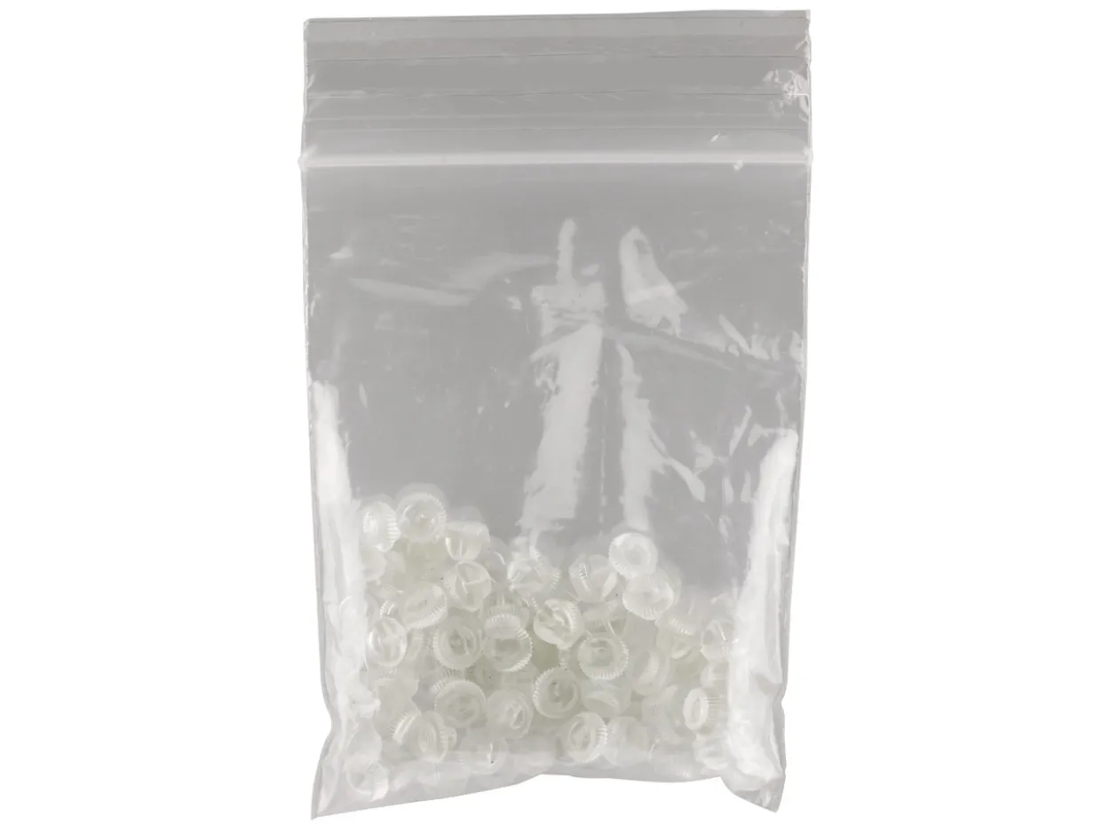 Plastic Ear Backs Pack of 100