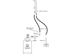 Plastic Mouthpiece For Mouth Blown Torch