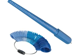 Plastic Ring Stick Mandrel And Gauge Tool Sizer Set UK Size A - Z+6