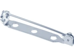 Plated Brooch Pins 3 Hole 30mm Pack of 6