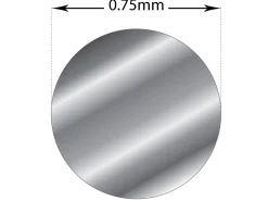 950 Platinum Round Wire 0.75mm Fully Annealed
