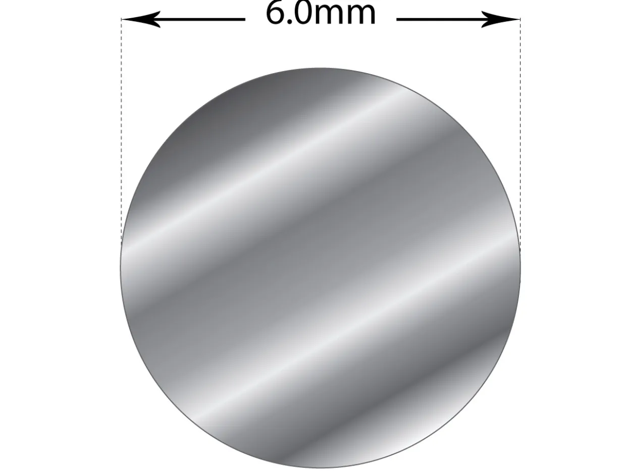 950 Platinum Round Wire 6.00mm Fully Annealed