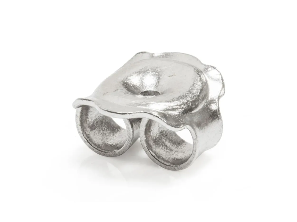 Platinum Scroll Large With Fluted Edge