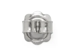 Platinum Scroll Large With Fluted Edge