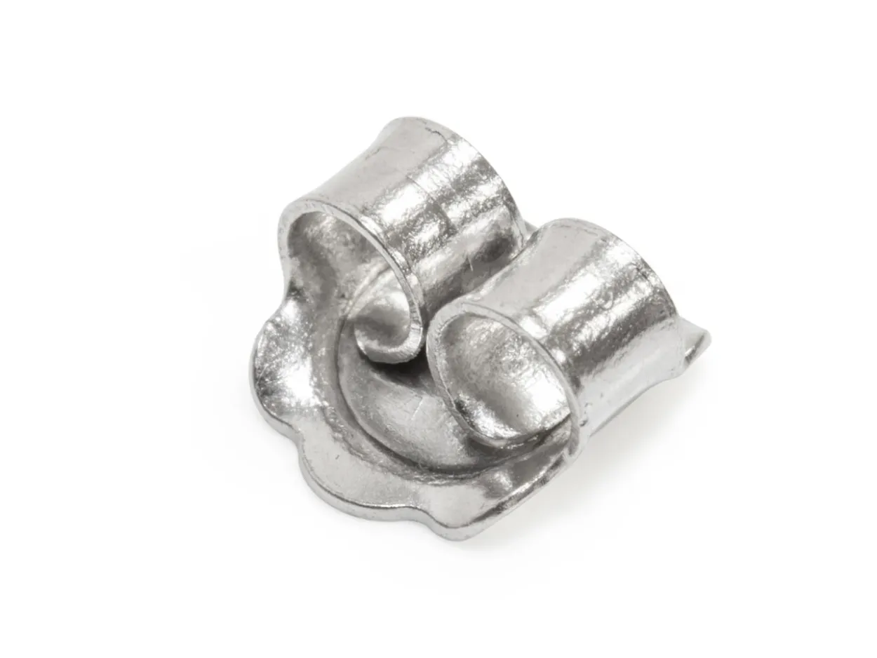 Platinum Scroll Large With Fluted Edge