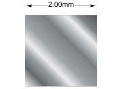 950 Platinum Square Wire 2.00mm Fully Annealed