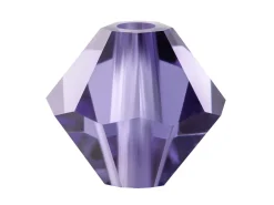 Preciosa Crystal Pack of 24, Bicone, 4mm, Tanzanite