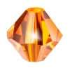 Preciosa Crystal Pack of 24, Bicone, 4mm, Sun
