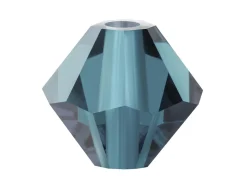 Preciosa Crystal Pack of 24, Bicone, 4mm, Montana