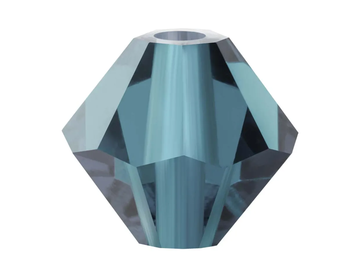 Preciosa Crystal Pack of 24, Bicone, 4mm, Montana