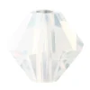 Preciosa Crystal Pack of 24, Bicone, 4mm, White Opal