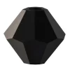 Preciosa Crystal Pack of 12, Bicone, 6mm, Jet