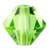 Preciosa Crystal Pack of 12, Bicone, 6mm, Peridot