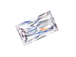 Preciosa Cubic Zirconia, Baguette Princess, 6 X 3mm, White