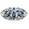 Preciosa Cubic Zirconia, Marquise Diamond, 6 X 3mm, White