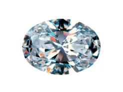 Preciosa Cubic Zirconia, Oval Diamond, 5 X 3mm, White