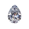 Preciosa Cubic Zirconia, Pear Diamond, 7 X 5mm, White