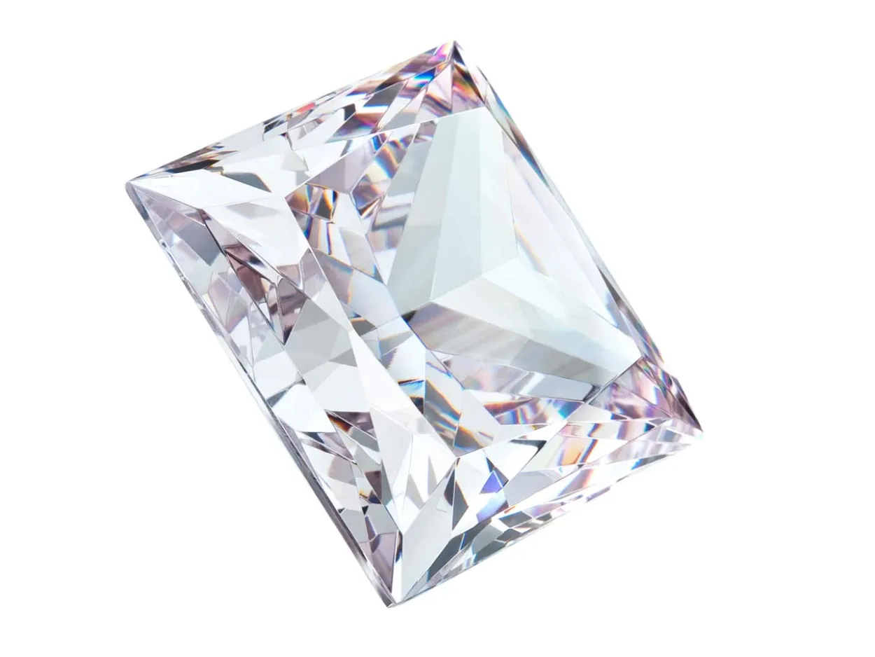 Preciosa Cubic Zirconia, Square Princess, 5 X 5mm, White