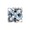 Preciosa Cubic Zirconia, Square Princess, 6 X 6mm, White