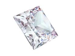 Preciosa Cubic Zirconia, Square Princess, 2.5 X 2.5mm, White