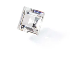 Preciosa Cubic Zirconia, Square Princess, 2.5 X 2.5mm, White