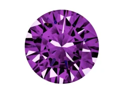 Preciosa Cubic Zirconia, The Alpha Round Brilliant, 5mm, Amethyst