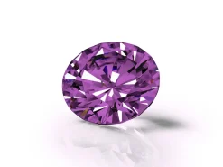 Preciosa Cubic Zirconia, The Alpha Round Brilliant, 2mm, Amethyst