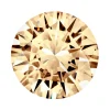 Preciosa Cubic Zirconia, The Alpha Round Brilliant, 5mm, Champagne
