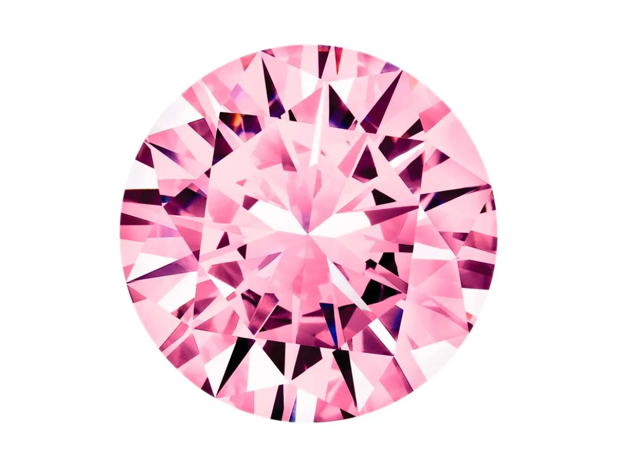 Preciosa Cubic Zirconia, The Alpha Round Brilliant, 4mm, Pink