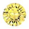 Preciosa Cubic Zirconia, The Alpha Round Brilliant, 2mm, Gold